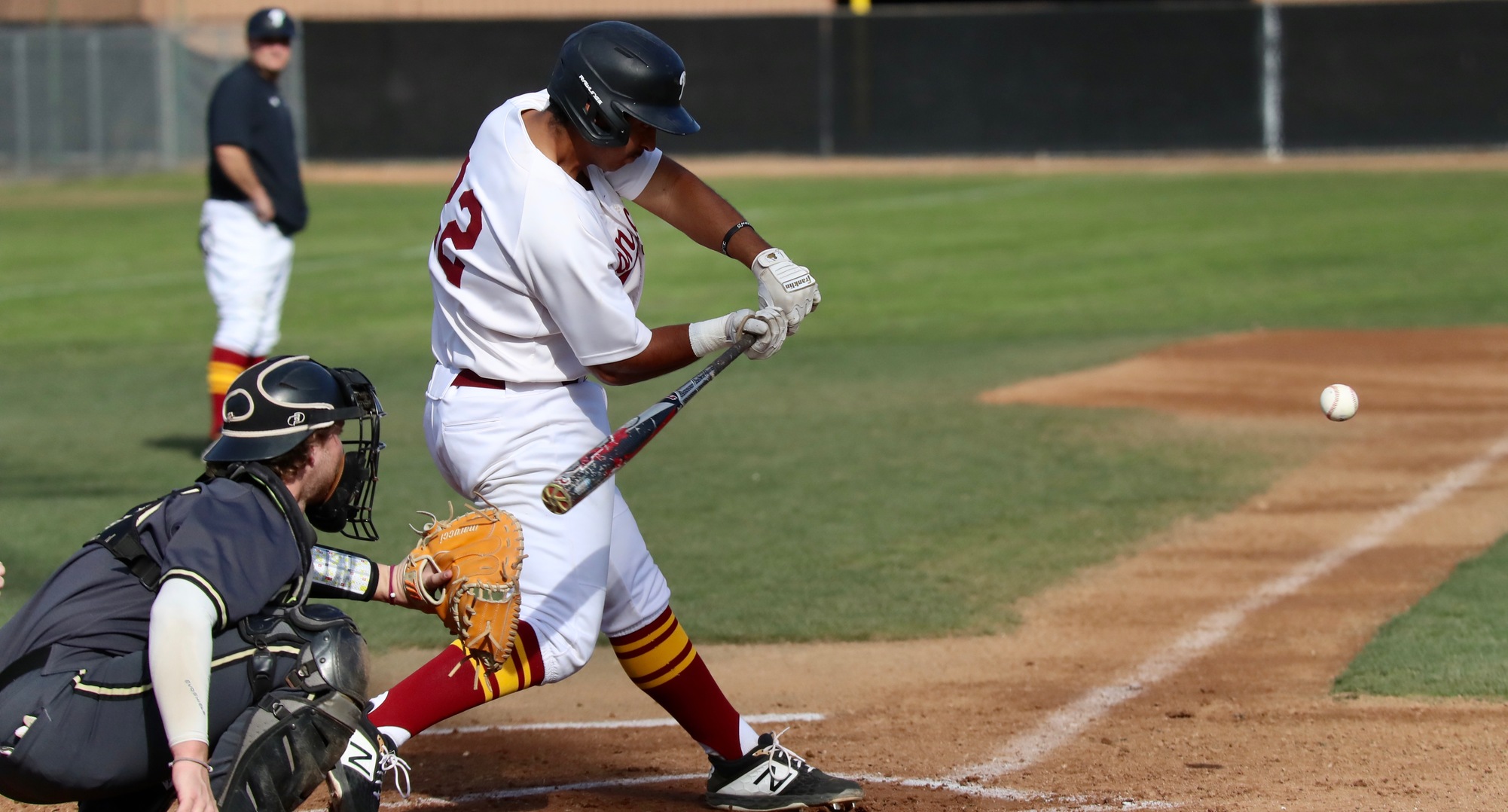 Baseball slugger Marco Martinez continues his hitting tear to open the 2020 season, photo by Michael Watkins.