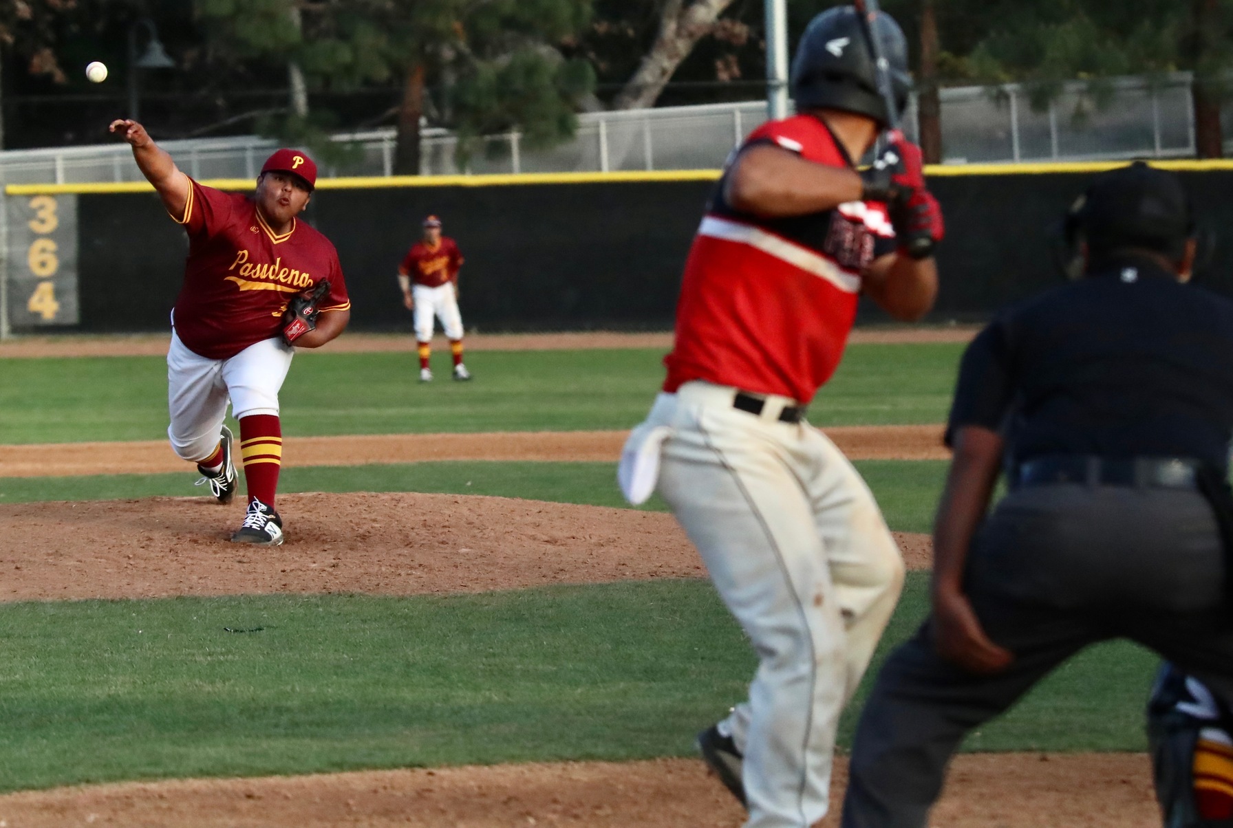 Benny Torres delivers a pitch in a game from earlier this season, photo by Michael Watkins.