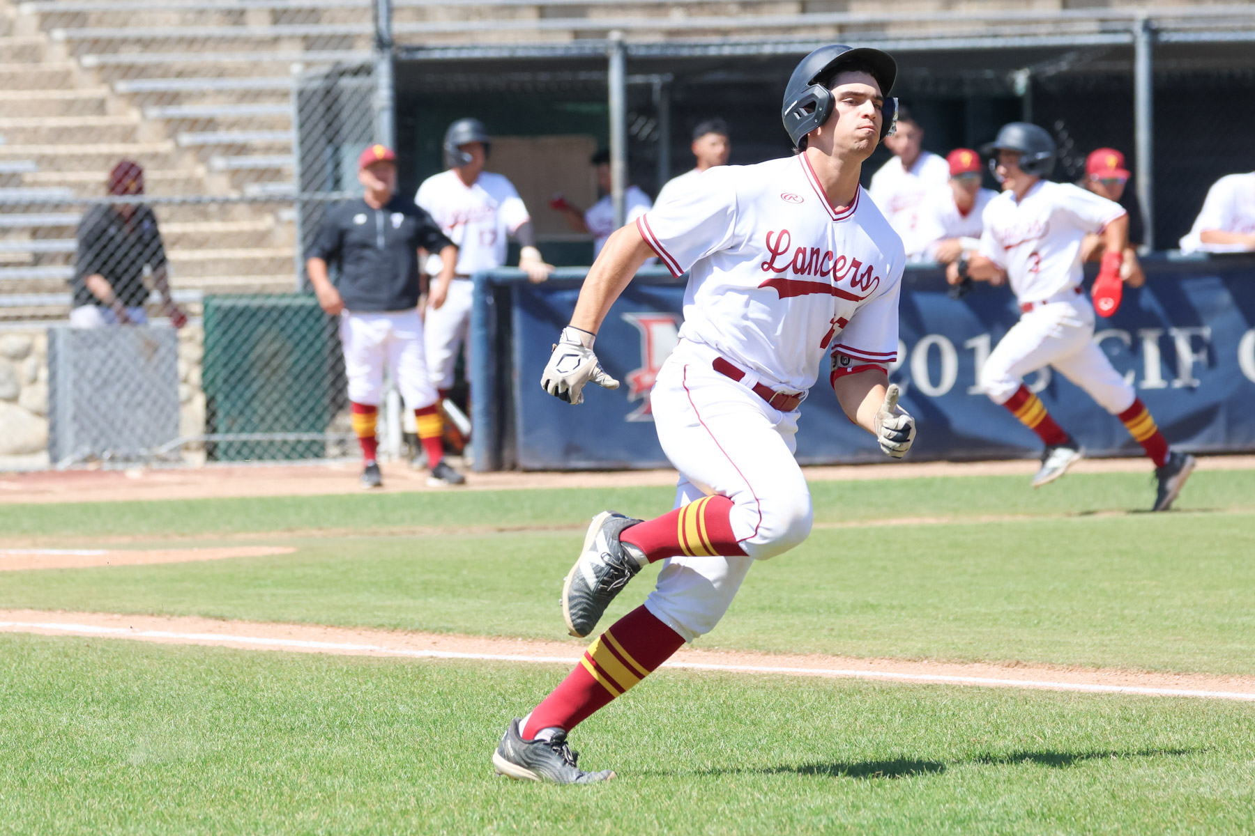Evan Nahra has been swinging a hot stick for PCC (photo by Richard Quinton).