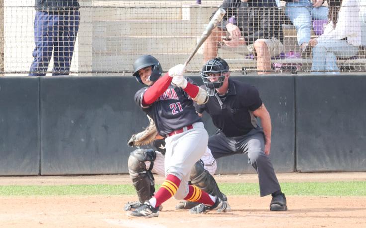 Joaquin Salcedo is a hard-hitting catcher for the Lancers (photo by Richard Quinton).