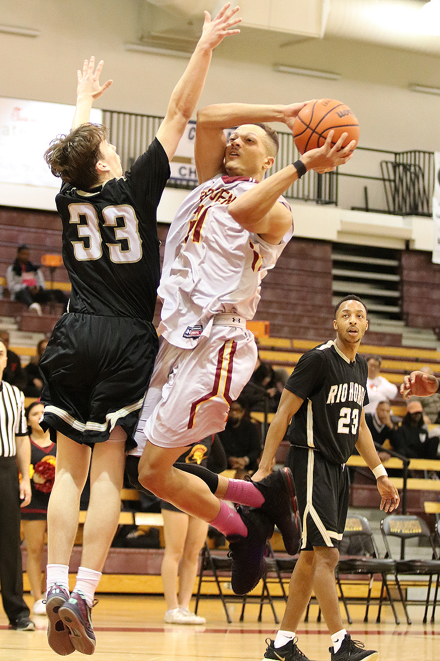 Lancer Chris Blount in action in a recent game.
