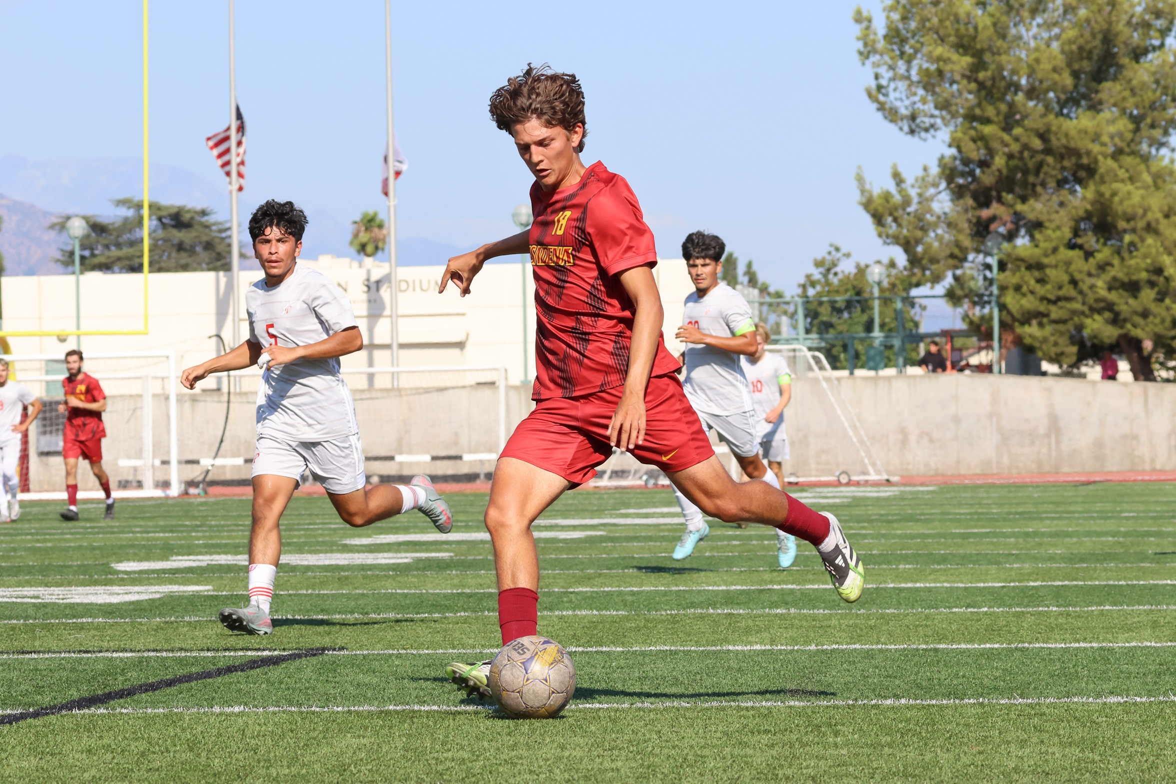 Evin Lavarreda has been a key player during the Lancers' undefeated streak (photo by Richard Quinton).