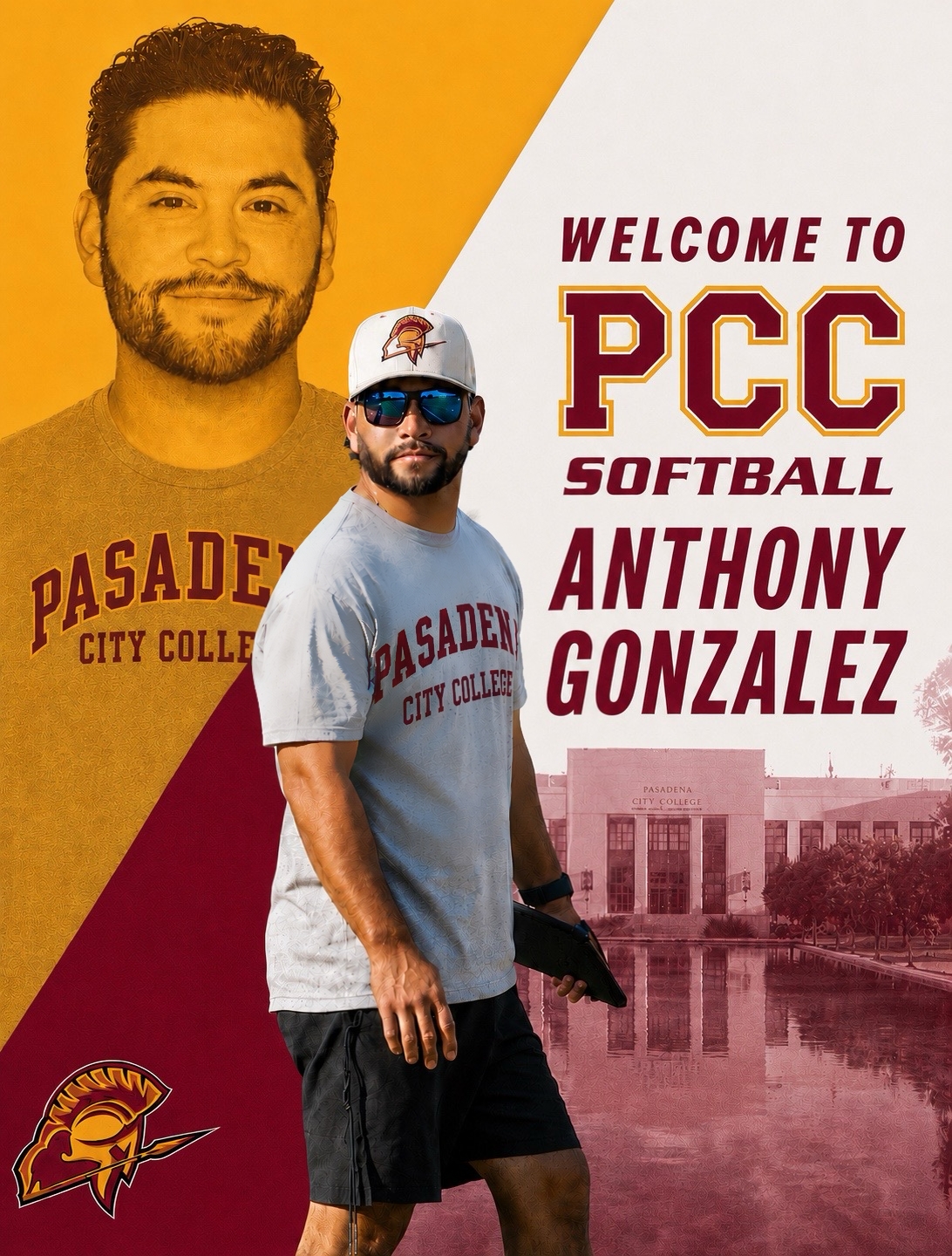 PCC Alum Anthony Gonzalez Returns To Be Lancers Softball Head Coach