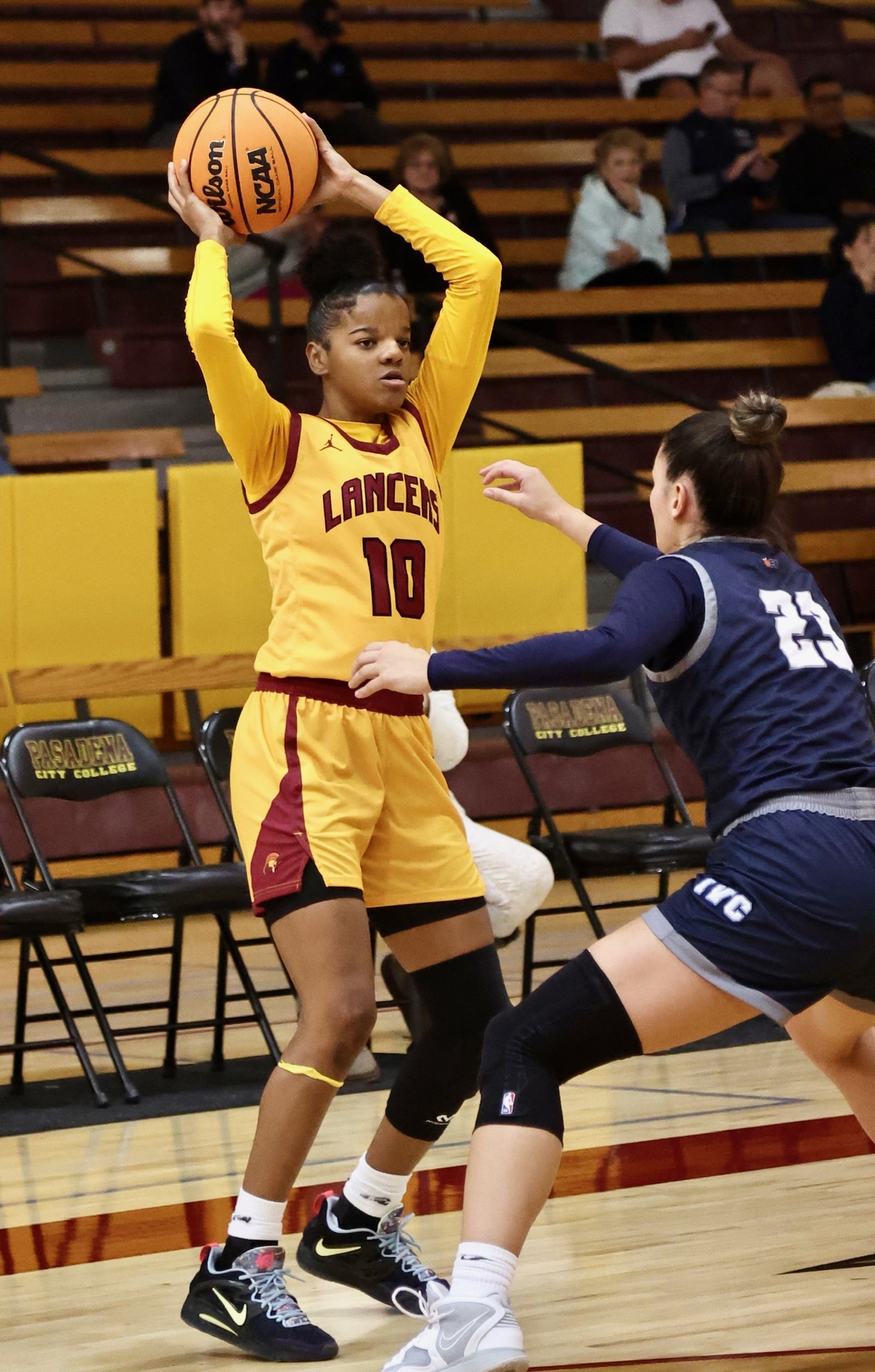 Sheridan Orange in a recent Lancers game.
