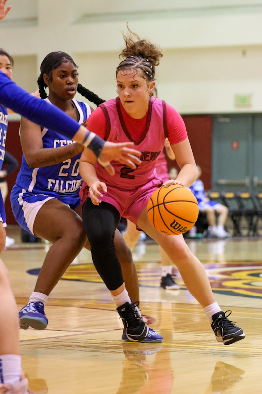Lyndsey Valverde scored 28 points v. Cerritos on Wednesday evening (photo by Richard Quinton).