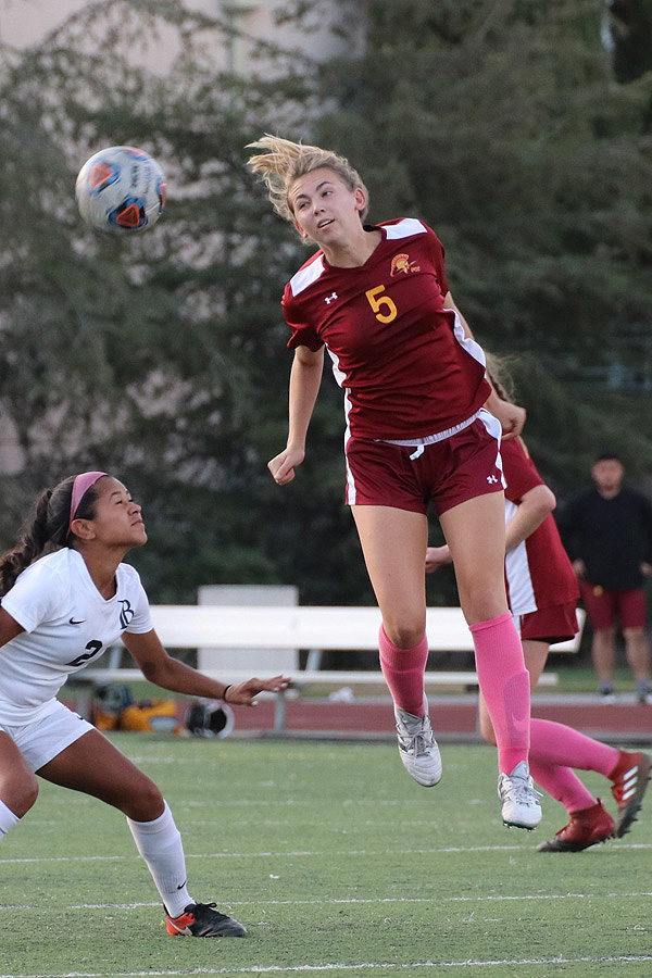 Emily Matthiesen has been one of PCC's most consistent women's soccer players this season.