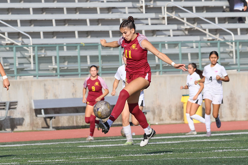 Alexandra Lopez is PCC's top scorer this season (photo by Richard Quinton).