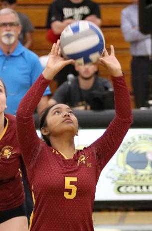 Sophomore Nikki Hernandez is PCC's returning setter in 2019.